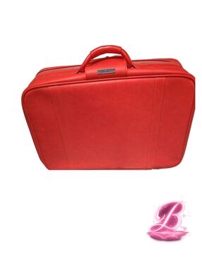 Vintage Samsonite Royal Traveler Sidekick Suitcase - Red